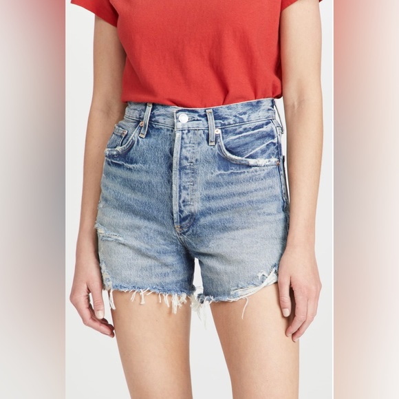 AGOLDE Dee Ultra High Rise Shorts - Picture 4 of 5